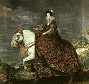 VELAZQUEZ, Diego Rodriguez de Silva y Queen Isabel of Bourbon Equestrian oil painting artist